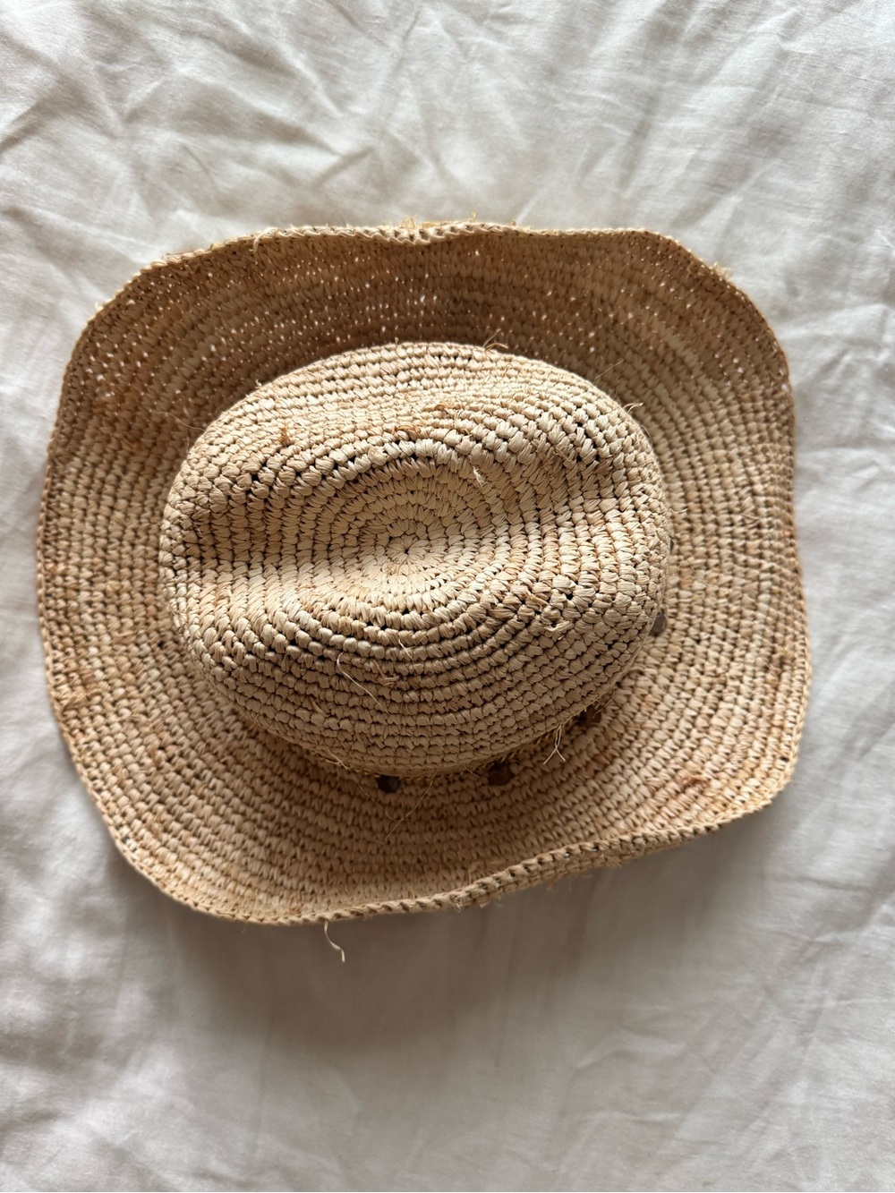 Raffia Cowgirl Sun Hat - Picture 3 of 8
